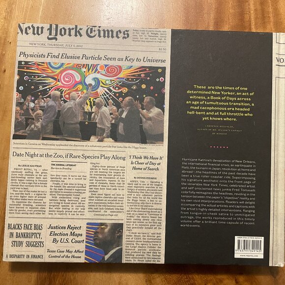 Fred Tomaselli The Times by Fred Tomaselli HC 2014 Coffee Table Book - Picture 9 of 9